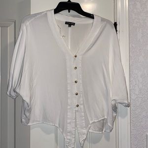 Style Envy sz L white top